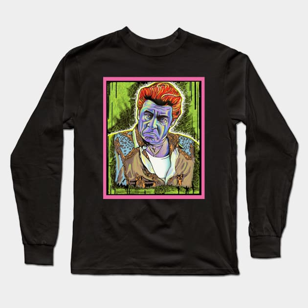 Electric Silvio Long Sleeve T-Shirt by Bearded Elk Tees